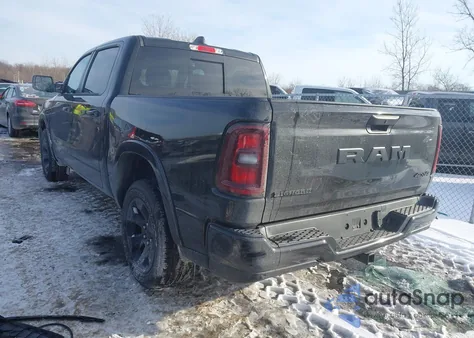 2025 Ram 1500 Big Horn 4X4 5'7 Box from USA, damaged, VIN 1C6RRFFG2SN538233